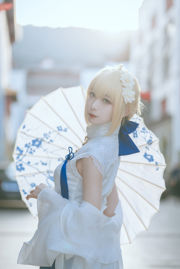 [ภาพถ่าย COSER คนดังทางอินเทอร์เน็ต] อะนิเมะบล็อกเกอร์ Feng Jiangjiang v - saber cheongsam