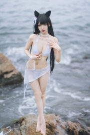 [Foto de COSER de una celebridad de Internet] El blogger de anime Feng Jiangjiang v - Traje de baño Atago