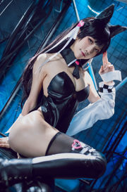 [COS Welfare] Anime Blogger Shui Miao Aqua - Azur Lane Atago Dog Doujin Locomotora