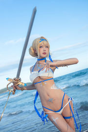 [Net Red COSER] L'anime blogger Shui Miao aqua - Giovanna d'Arco