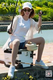 Model kaki Xiao Xiao & Ranran "Fishing Silky Foot" [LIGUI] Beautiful Legs dan Jade Foot