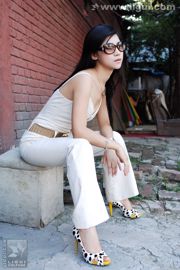 นางแบบ Karuru "Street Show of Fashion Foot Experts" [丽柜 LiGui] Silk Foot Photo Picture