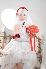 [Net Red COSER] Mignonne et populaire Coser Noodle Fairy - Robe de mariée Theresa