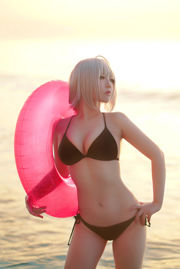 [Net Red COSER Photo] Banbanzi & Soso Sophia - Maillots de bain de plage