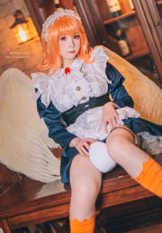 [Ảnh COSER màu đỏ ròng] Weibo Cô gái kem giấy Moon Shimo - Mei Dolly