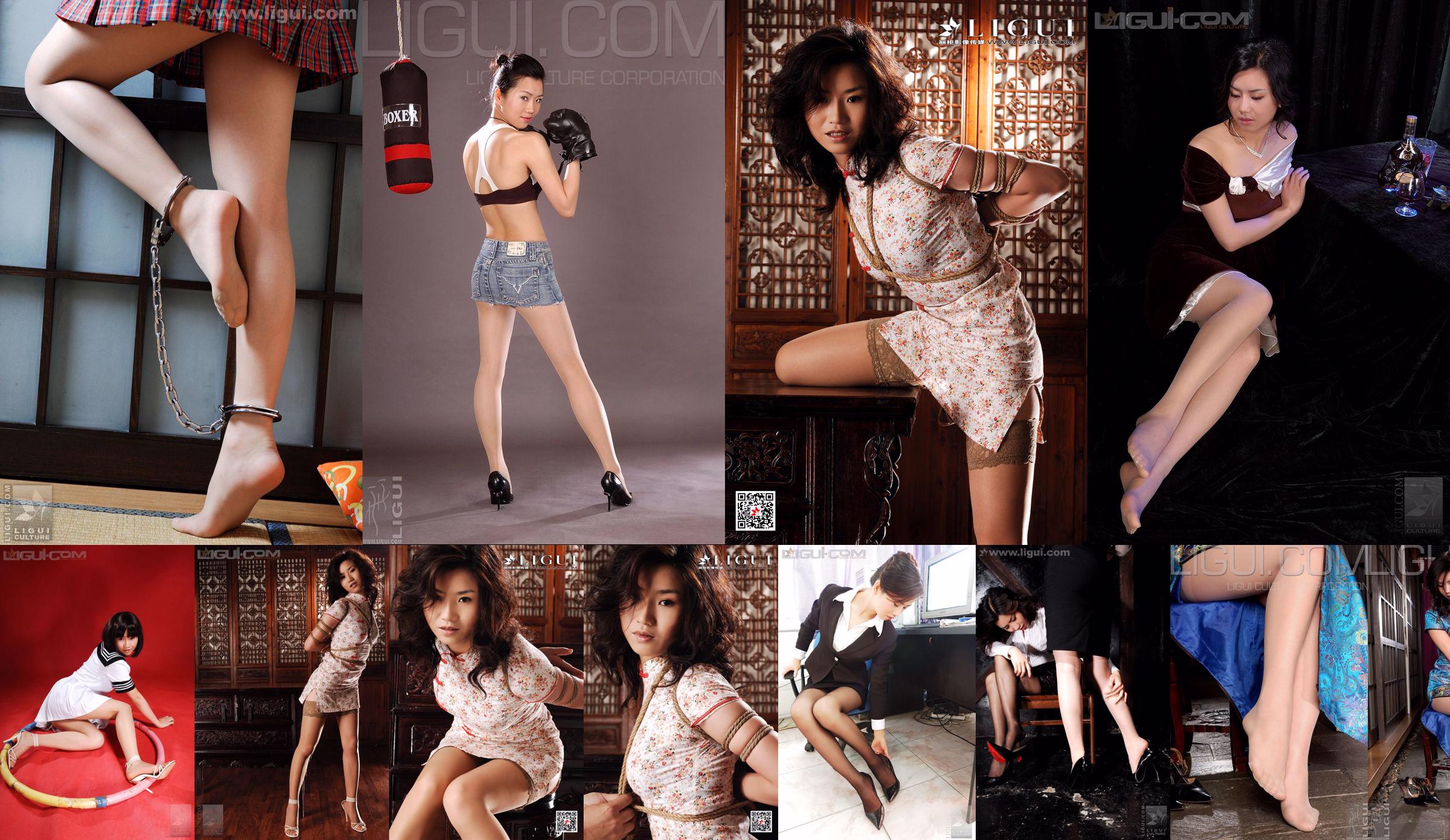 Model Yumei "Walk in the Garden with High-heeled Beauties" [丽柜LiGui] Silk Foot Photo Picture No.13daa0 Page 10