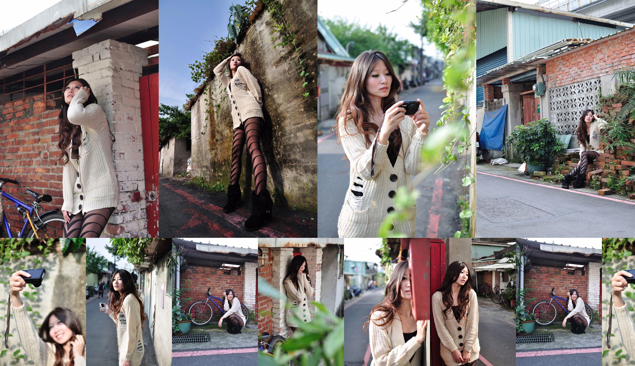 La modella taiwanese Pink "Outside the Street of Yongchun" No.08cc67 Pagina 1