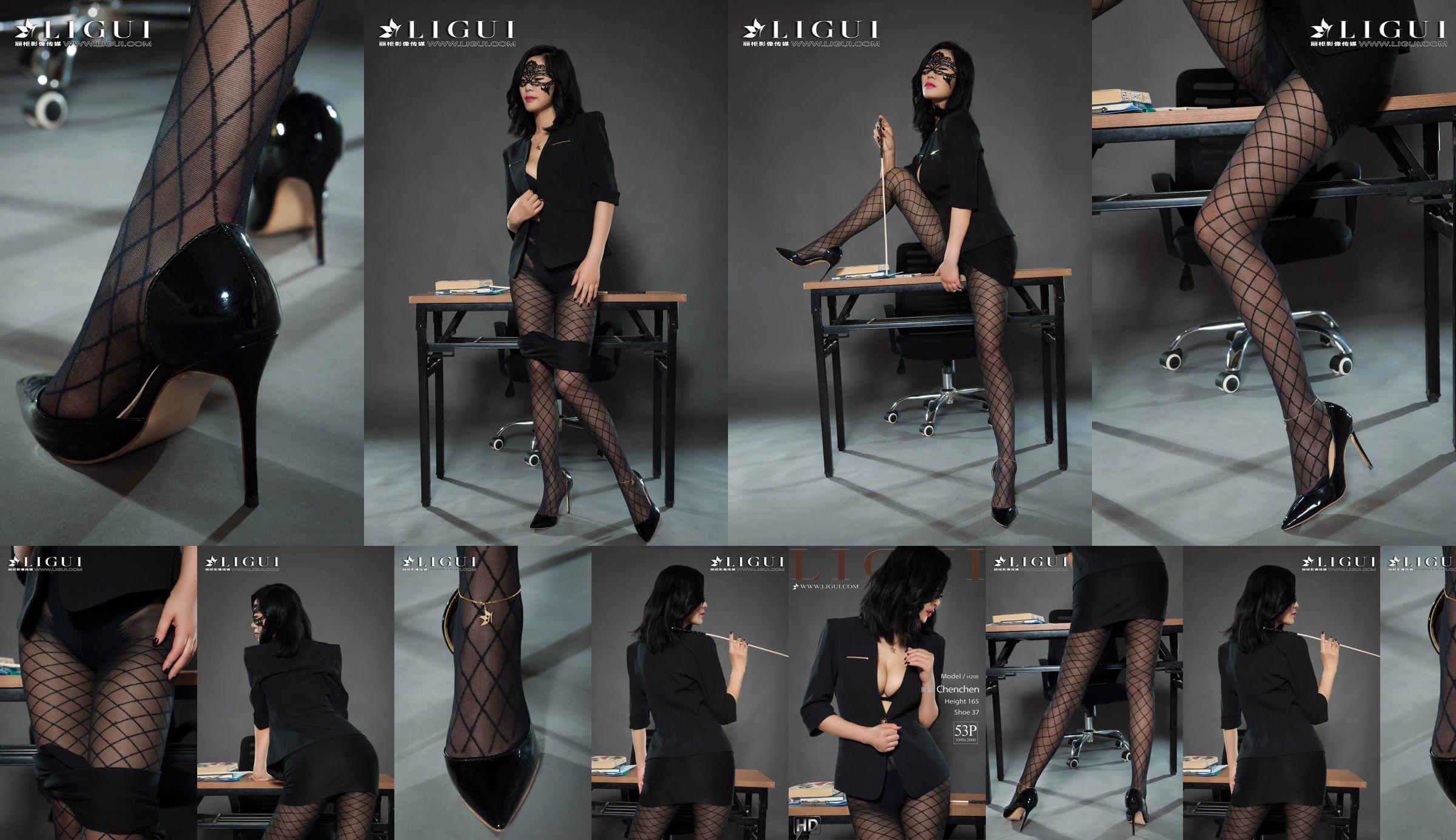 Leg model Chen Chen "Black Silk Milf" [Ligui Liguil] Internet Beauty No.c968c7 Page 9