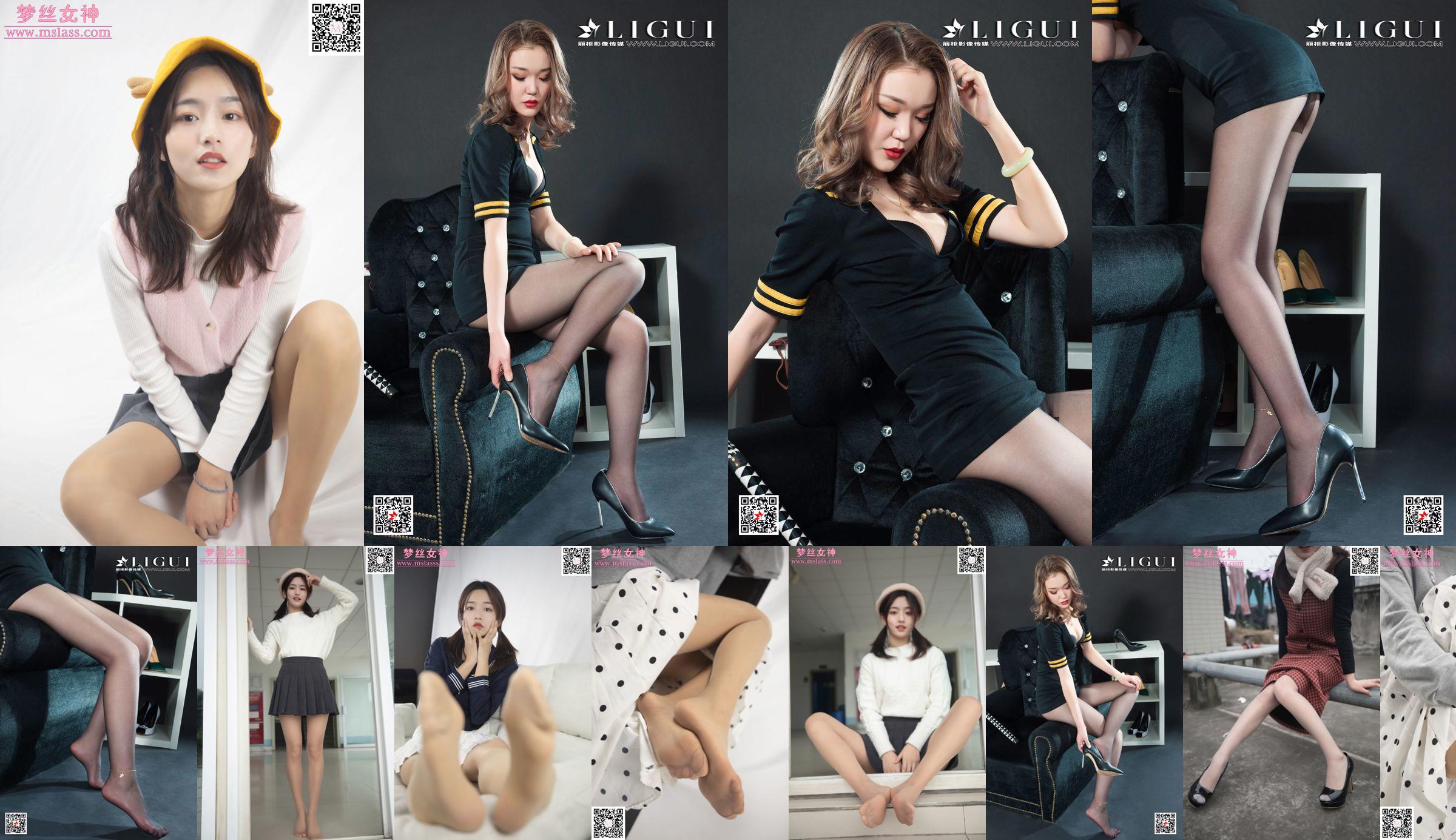 Xuanxuan Leg Model "Black Silk Stewardess Uniform" [Ligui Ligui] Internet Beauty No.6e7d16 Page 23