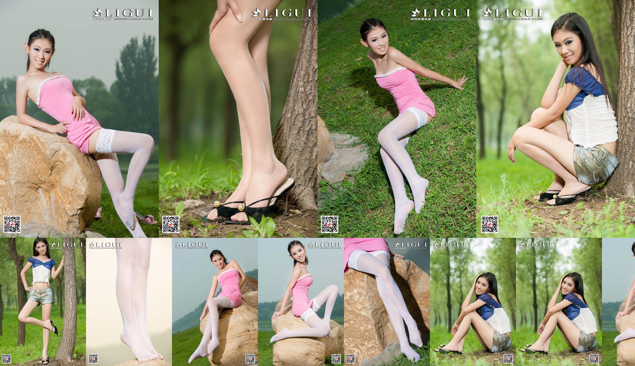 [丽 柜 Ligui] Modèle Wei Ling "Long Leg Girl" Belles jambes No.b82971 Page 1