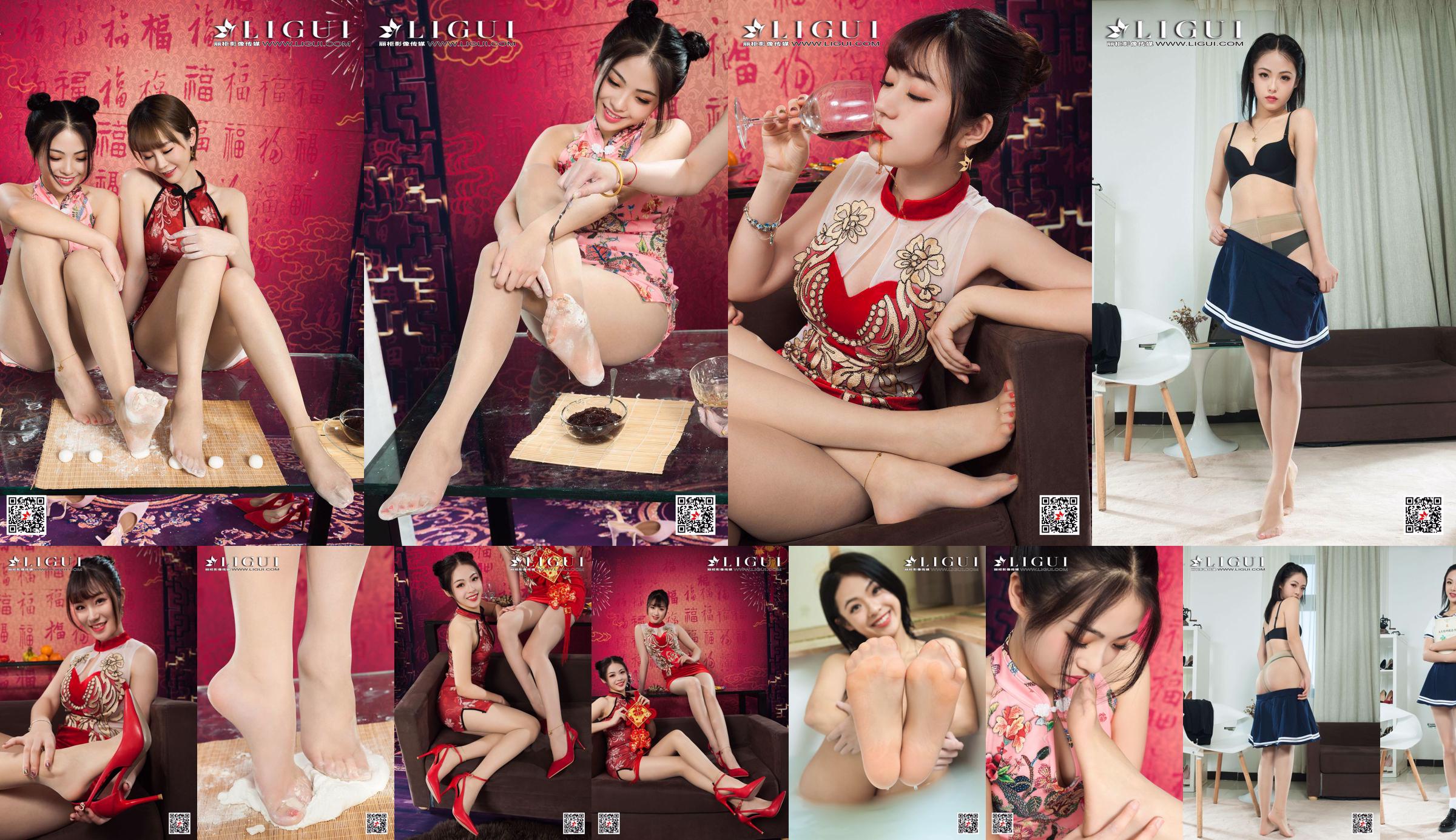 [丽 柜 Ligui] Pan Pan „The Temptation of Bathtub Stockings” No.6f2640 Strona 21