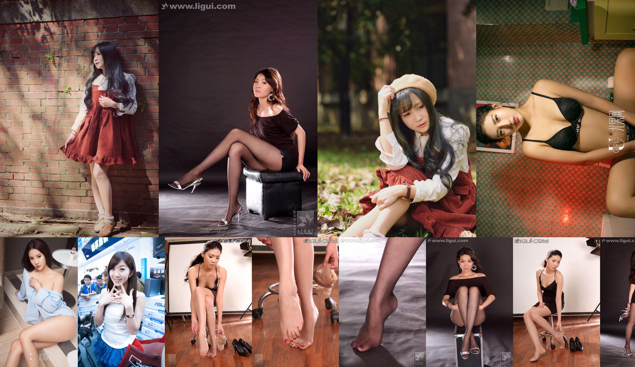 Người mẫu An Qi "Slim and Slender Girl" [丽 柜 LiGui] Silk Foot Photo Picture No.ccabc9 Trang 23