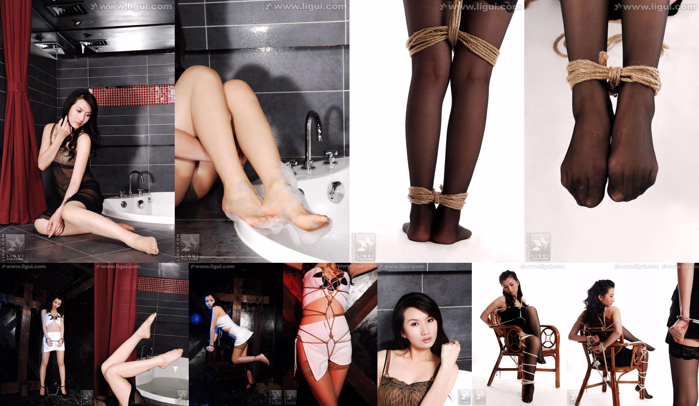 Model Yuli "Female Underground Party Imprisoned in Prison" [丽柜美束LiGui] Silk Foot Photo Picture No.e7eb5c Page 1