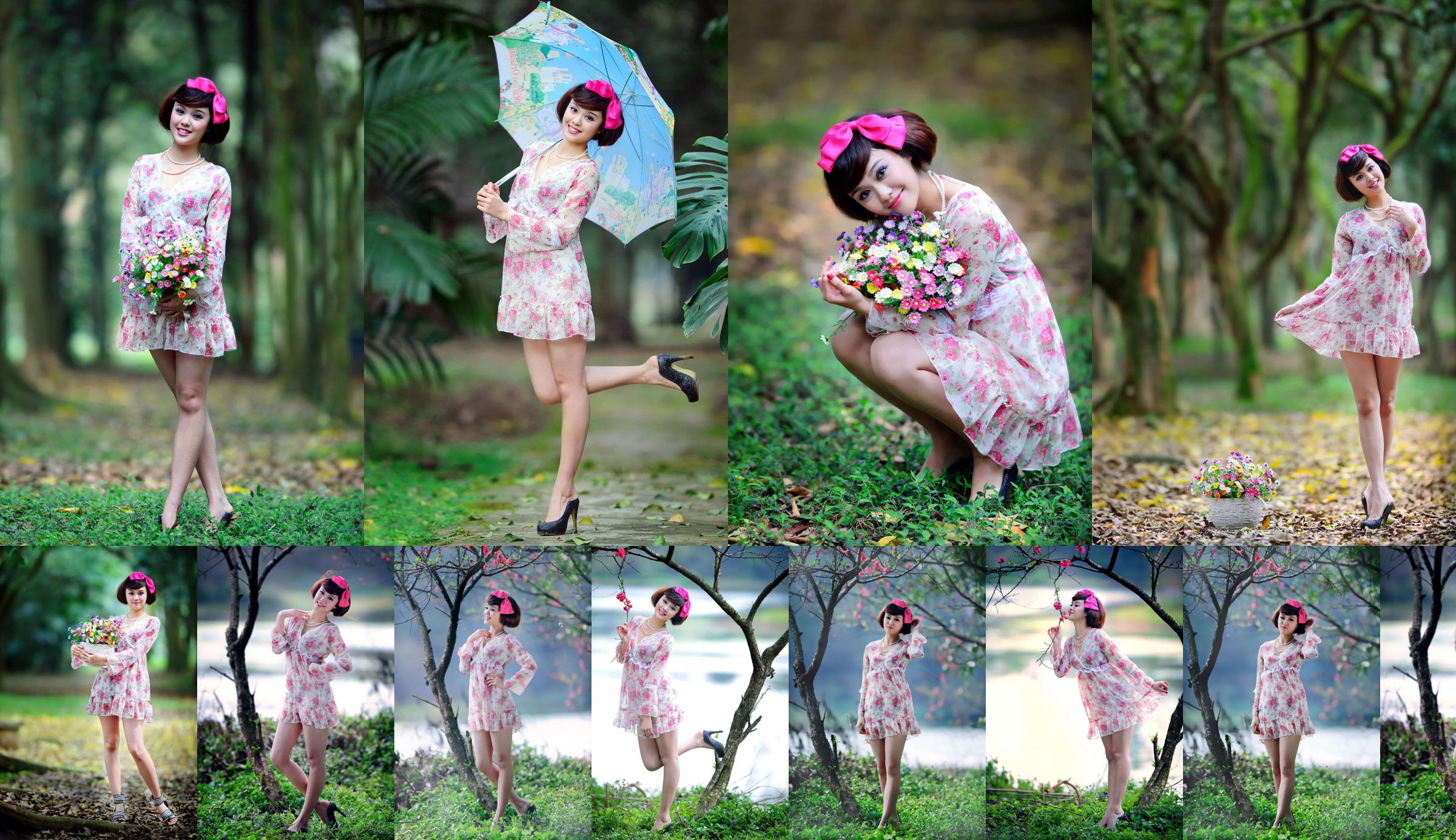 Taiwanese girl Yin Zhi "Outside Shooting of Beautiful Color Dresses" No.908650 Page 1