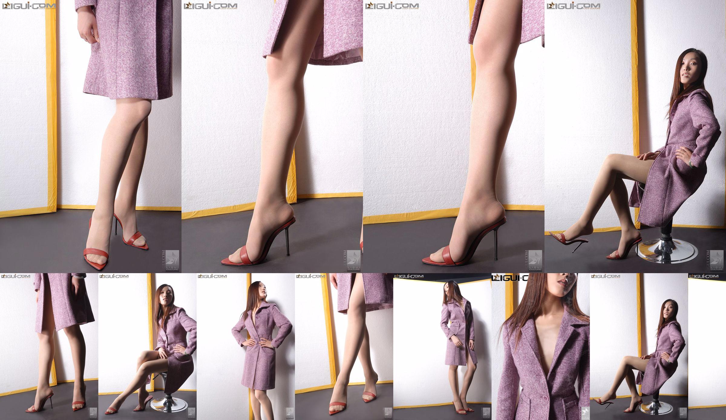 Modèle Zhang Ai "Yew Girl with High Heels" [Ligui LiGui] Photo de belles jambes et pieds No.5a7d4e Page 1