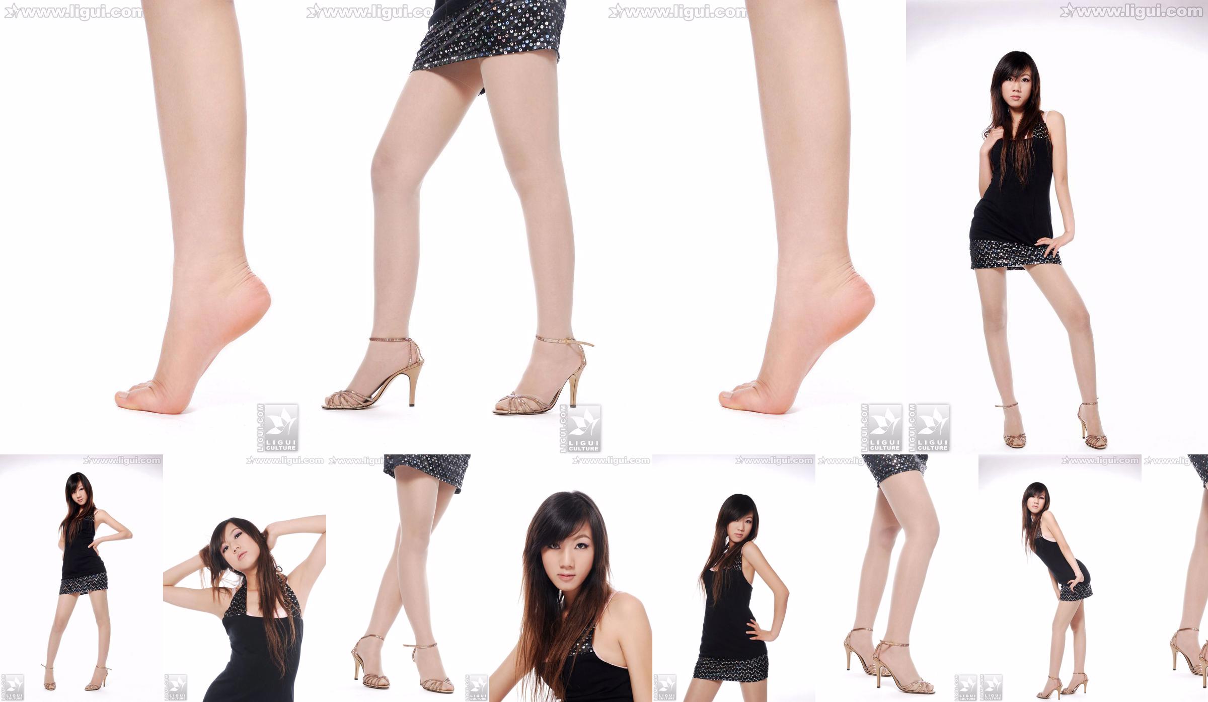 Model Sheng Chao "High-heeled Jade Foot Beautiful New Show" [丽柜LiGui] Photo of Beautiful Legs and Jade Foot No.b2f3c6 Page 1