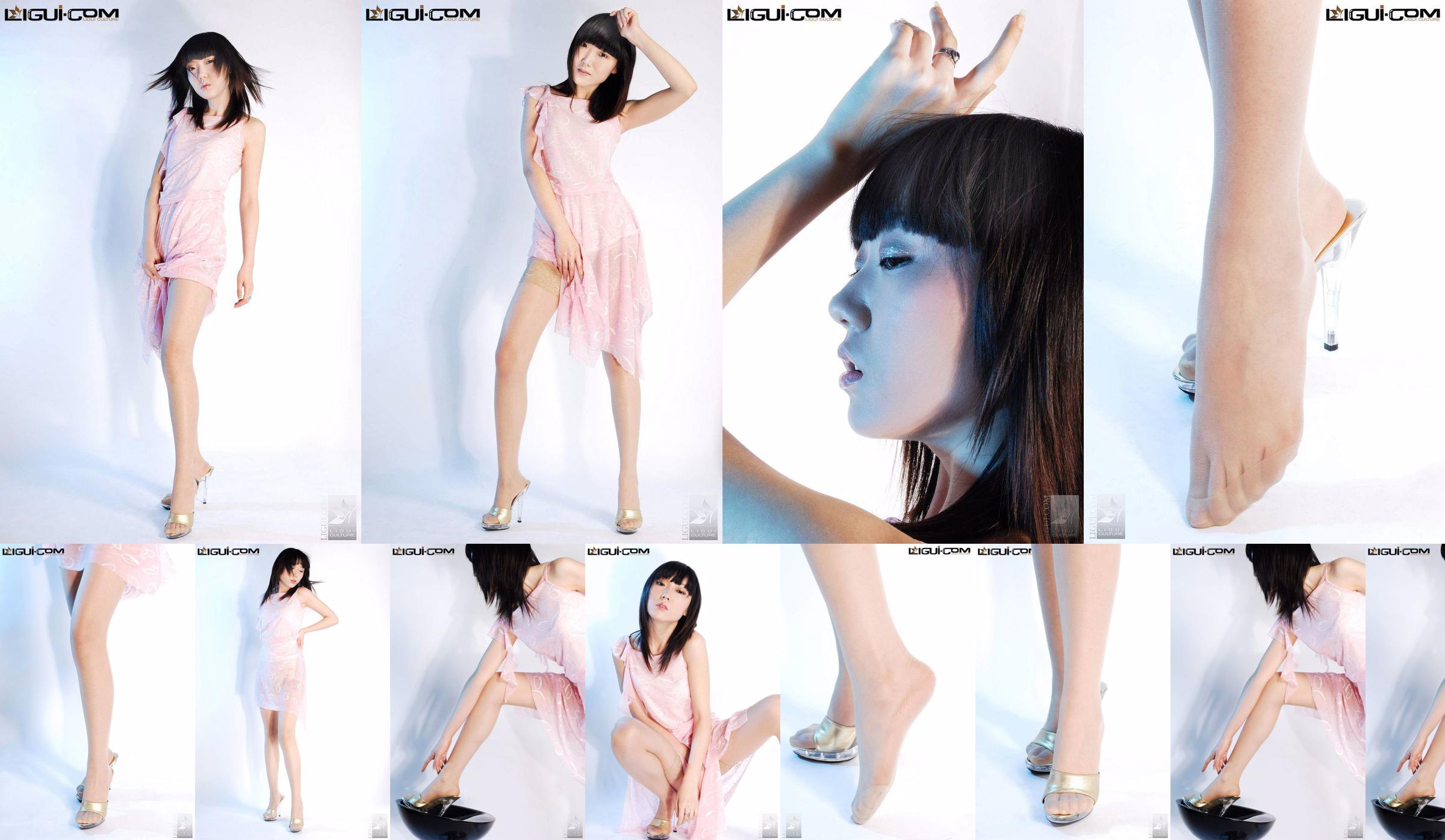 [丽 柜 LiGui] Modello Cat Kexi "White Silk Elegant" Silk Foot Photo Picture No.0bb233 Pagina 5