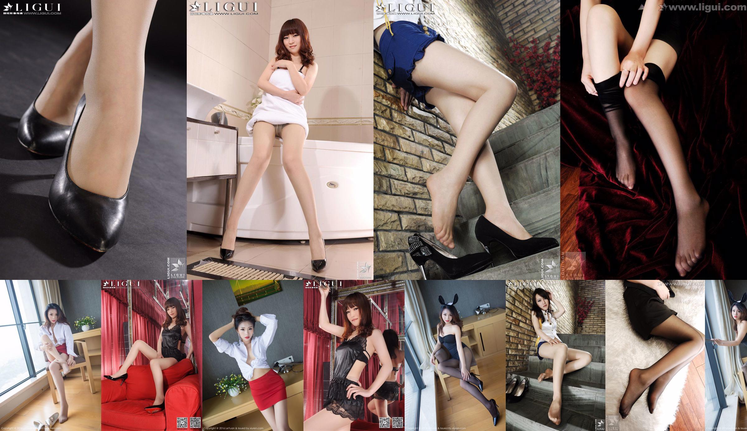 Tina "Black Silk Bunny Girl + OL Temptation" [Star Paradise LeYuan] Vol.016 No.161e70 Halaman 18