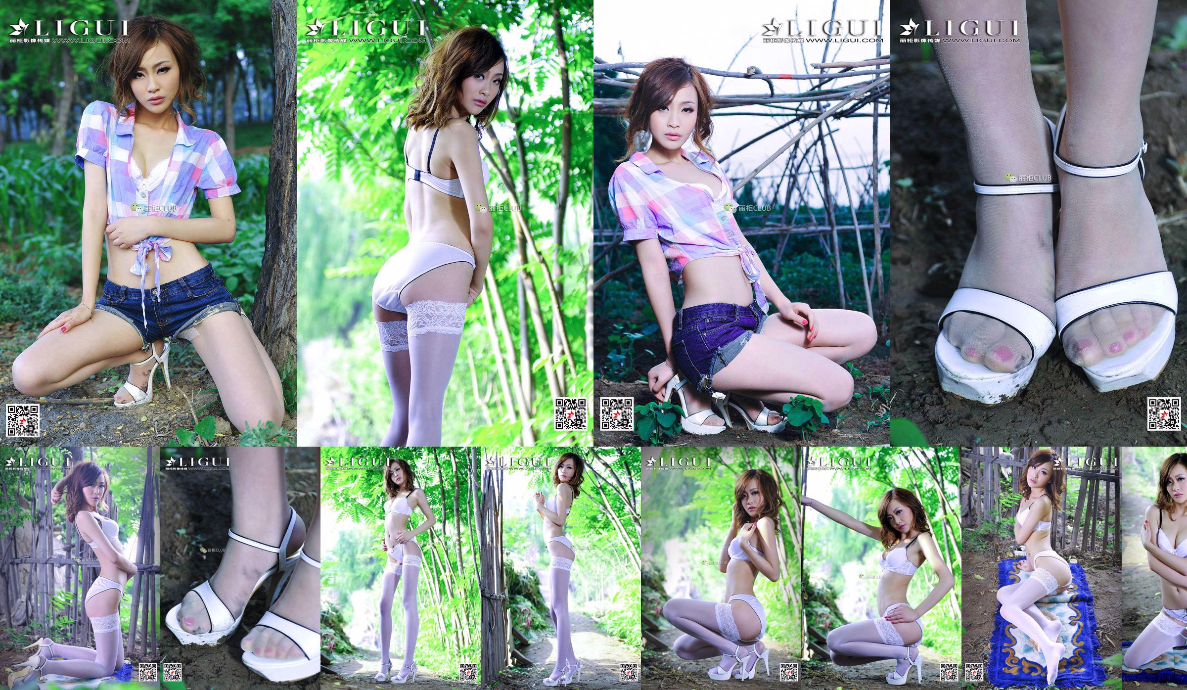 Leg model Tong Lei "White Silk Beautiful Leg Girl" [LIGUI] Beautiful Legs in Stockings No.eb6cec Page 28