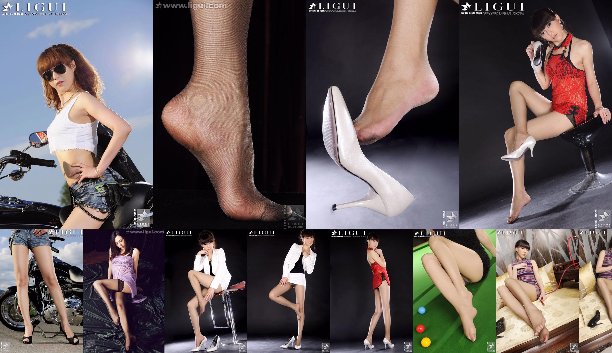 นางแบบเชอร์รี่ "ความโปรดปรานใหม่ของโลกแฟชั่น" [丽柜 LiGui] ภาพถ่ายขาสวยและเท้าหยก No.c99cbe หน้า 1